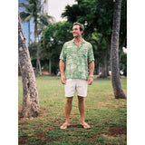 Camisa Retro Hombre - Verde Kahili