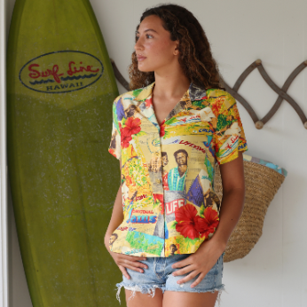 Print Top - Dave's Surf Line Memories