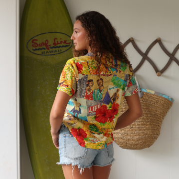 Print Top - Dave's Surf Line Memories