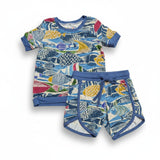 Toddler 2PC Shorts Set - Rainbow Runner