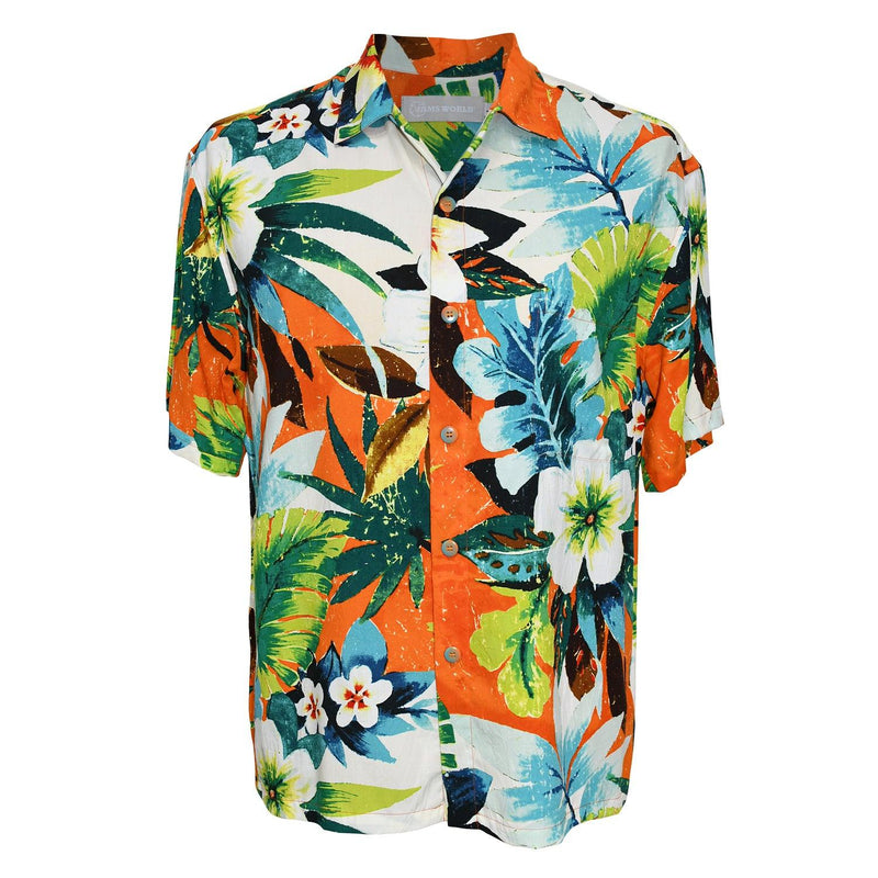 Camisa retro para hombre - Waiola Orange - jamsworld.com