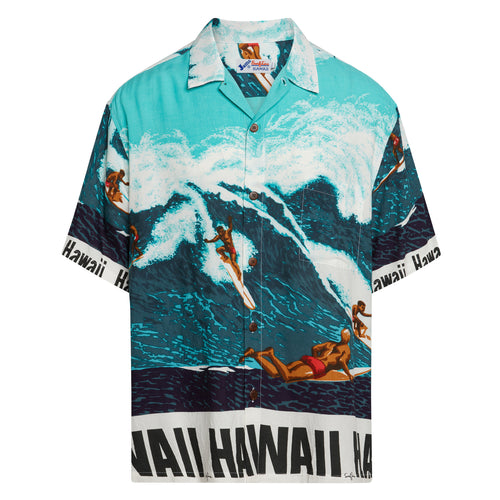 Men's Retro Shirt - Big Wave