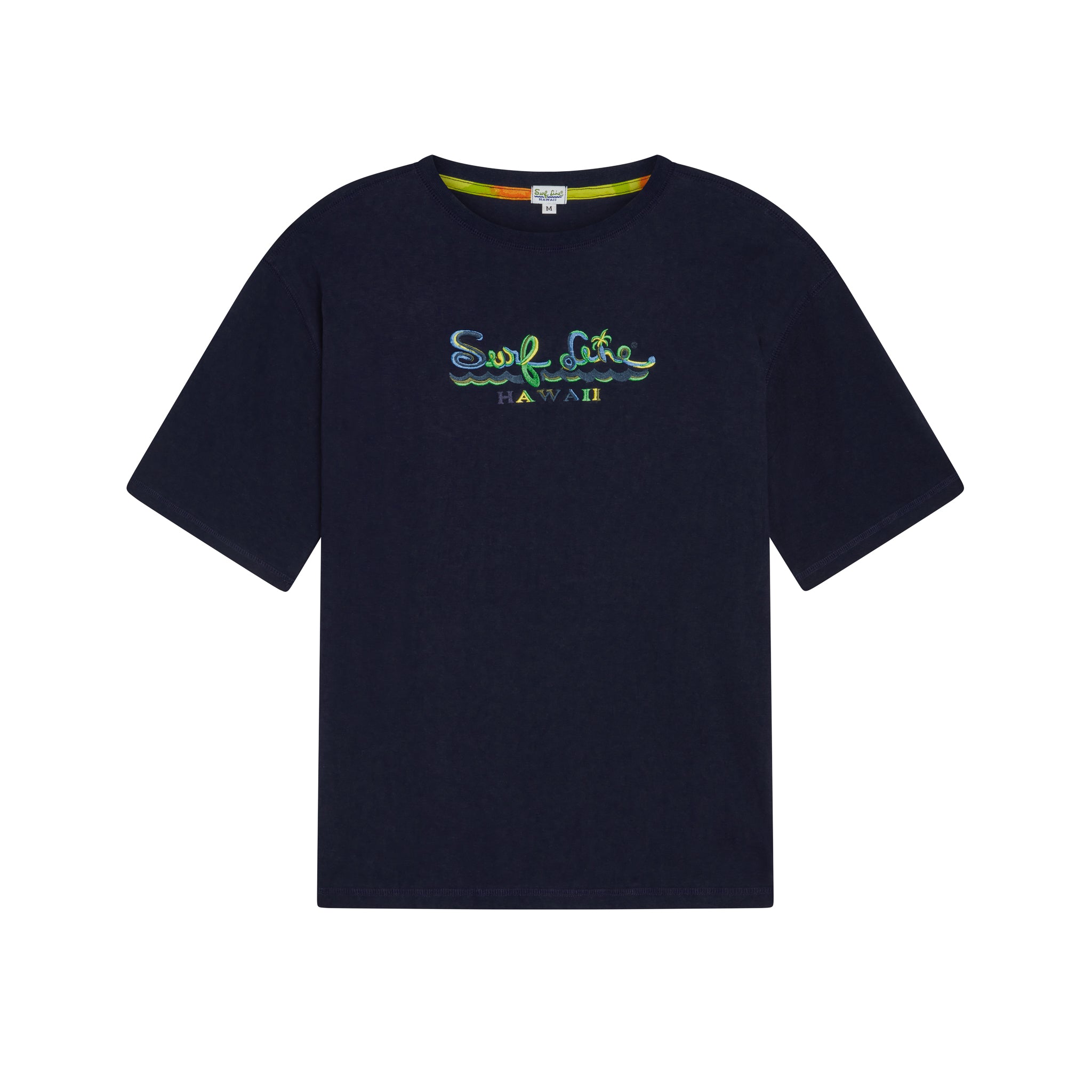 Men's Solid Surf Line Hawaii Embroidered Tee *Support Dakota Briley