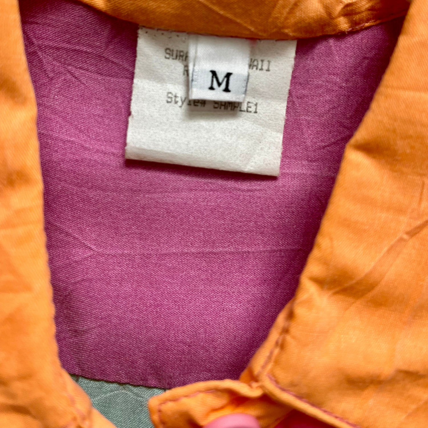 Échantillon de haut sans manches à blocs de couleurs 1988