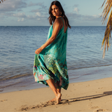 Ariana Dress - Emerald Forest