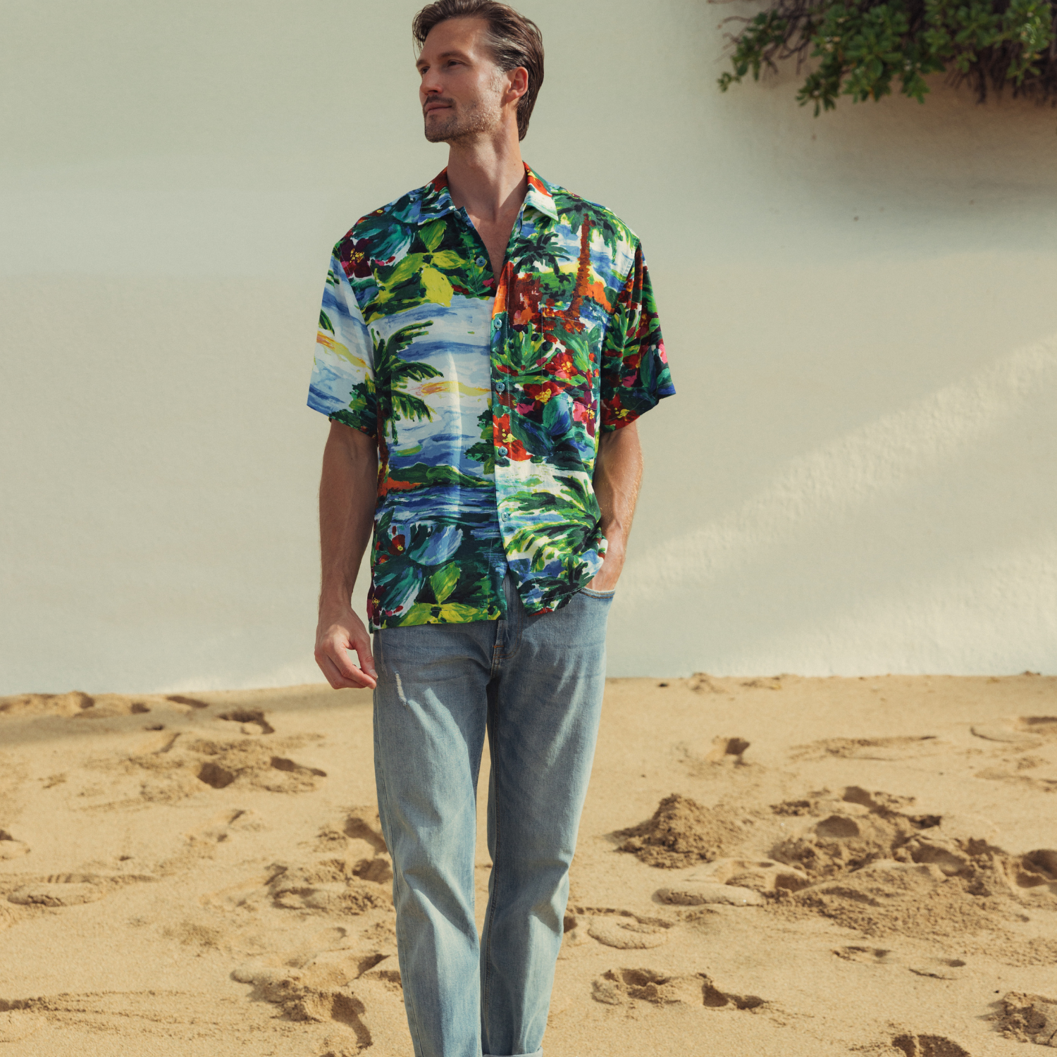 Men's Retro Shirt - Palm Villa