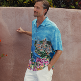 Men's Retro Shirt - Royal Resort