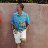 Men's Retro Shirt - Royal Resort