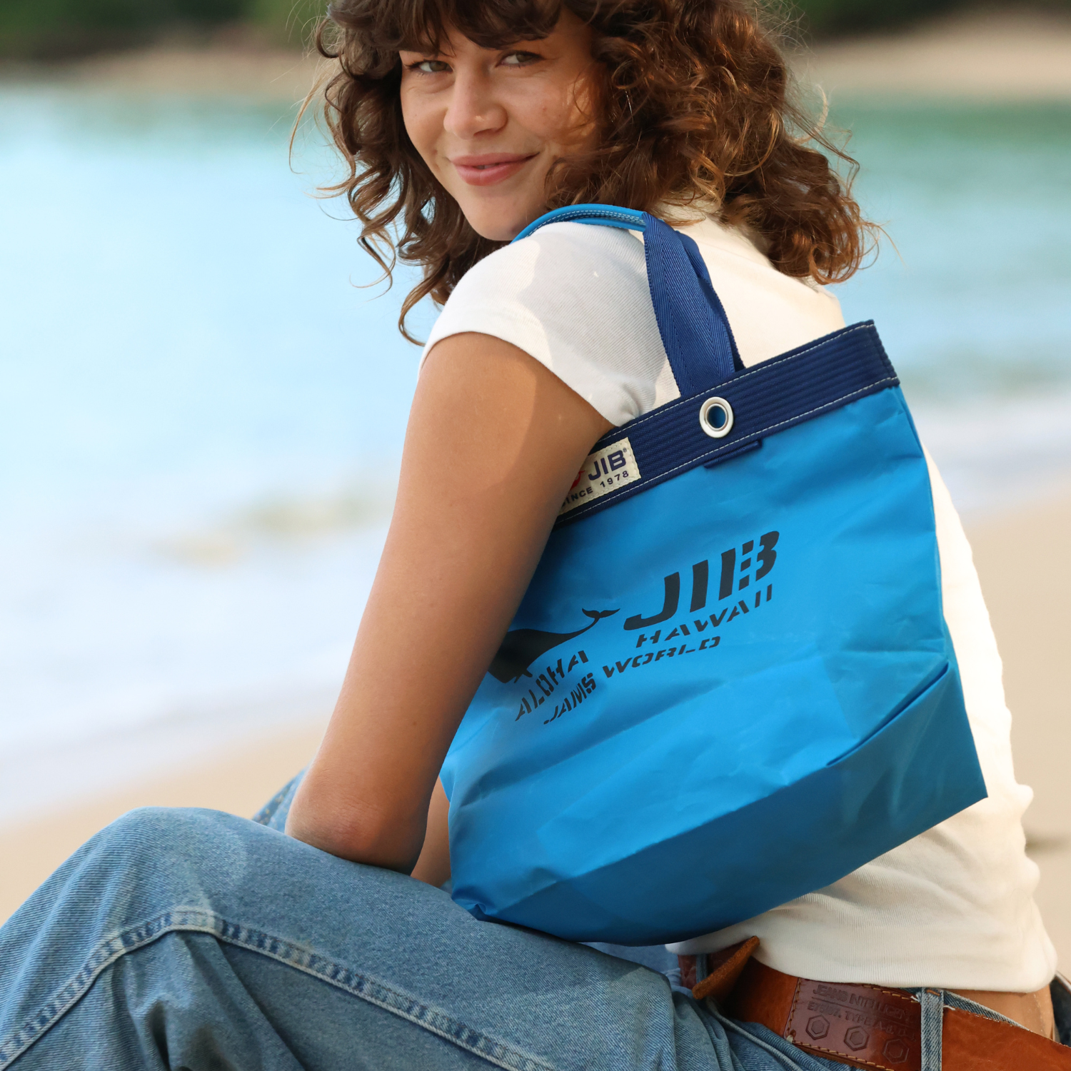 Jib TDFM98 Sac fourre-tout moyen Fermeture éclair intérieure Logo JW