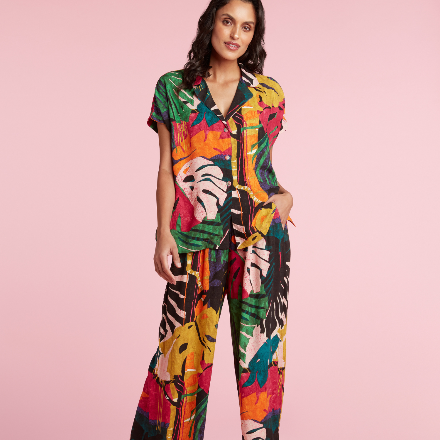 Top Aloha moderno - Gruta de helechos
