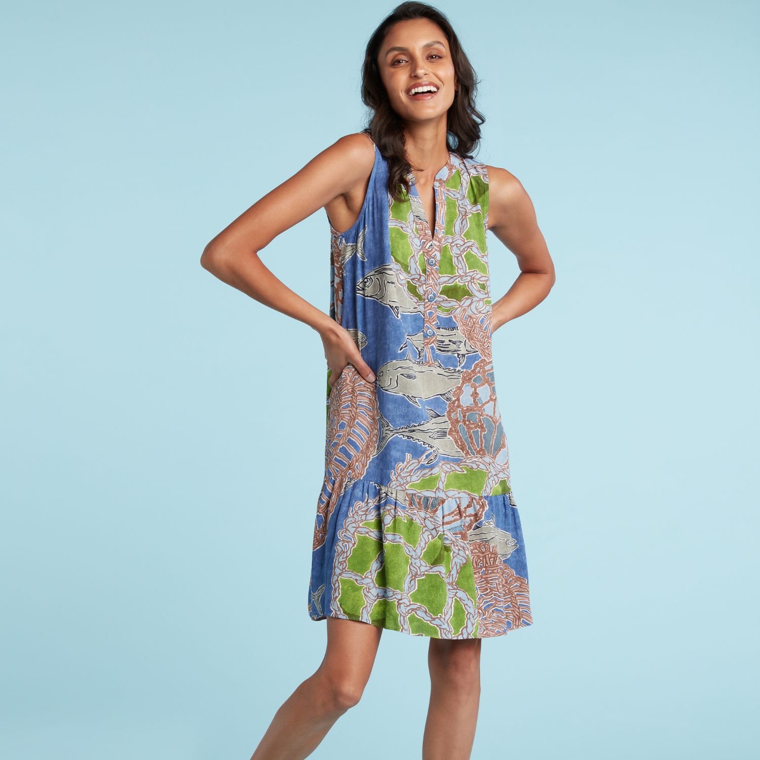 Robe de volley - Flotteurs de pêche