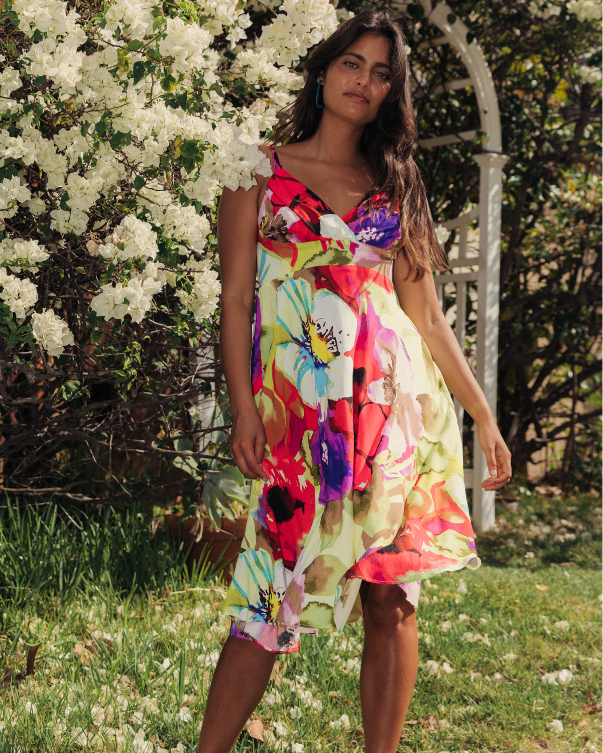 Ci Ci Dress - Flower Splash