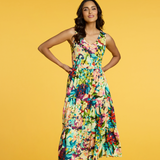 Long Ruffle Dress - Montclair