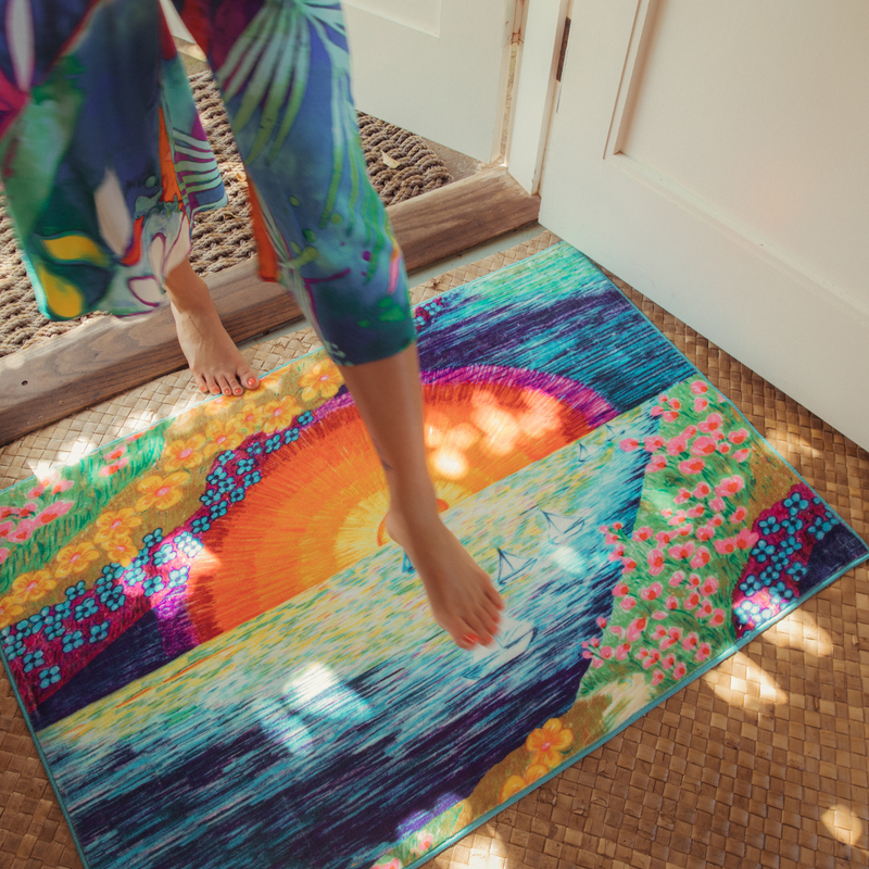 Alfombra 3'9" x 2'6" - Vela Atardecer