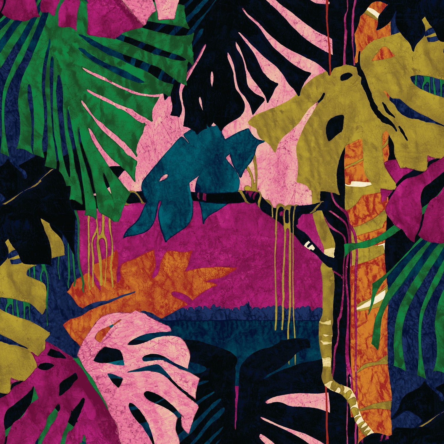 Top Aloha moderno - Gruta de helechos