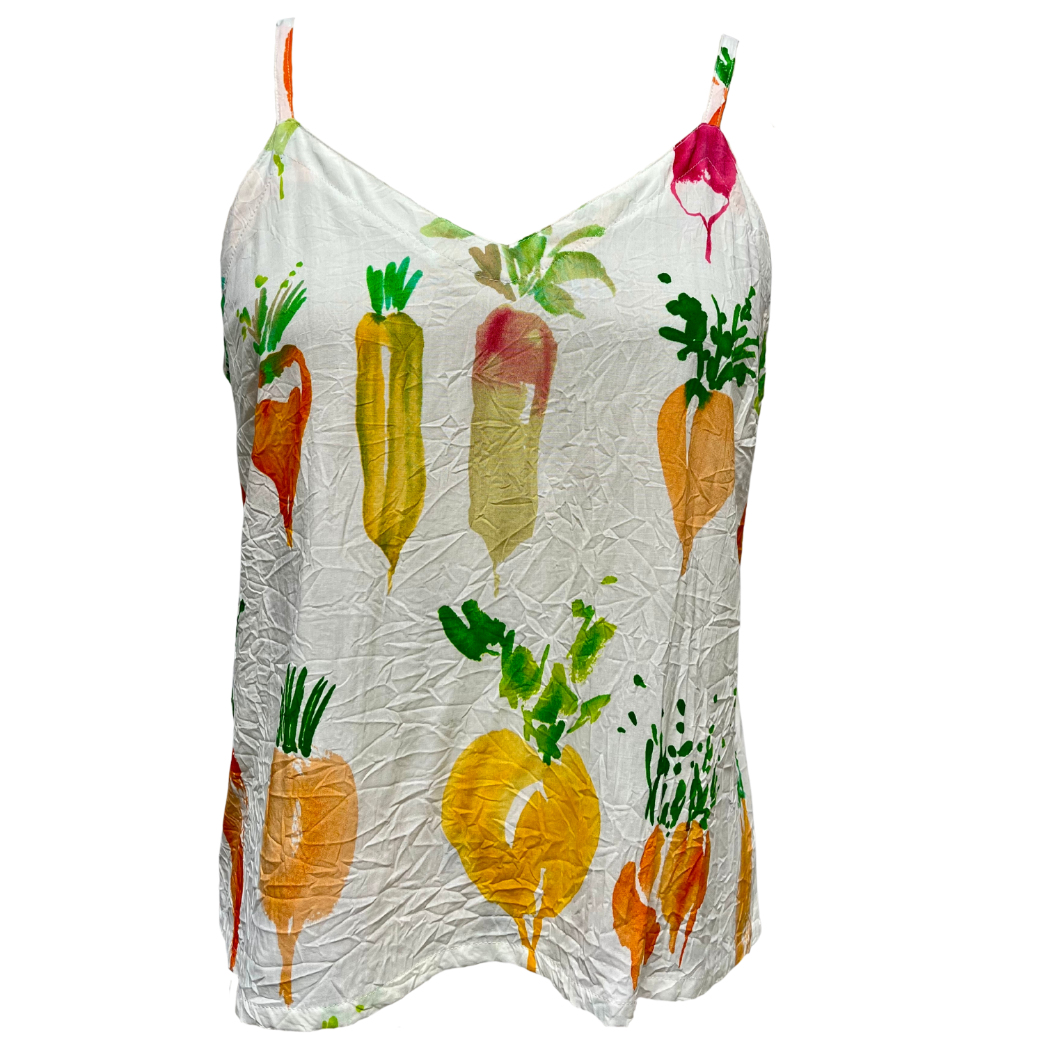 Camisole à imprimé radis des années 2000