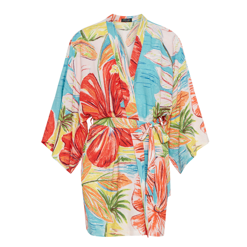 Peignoir Kimono Court - Island Bisc