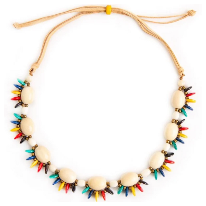 Tagua Nut Gretchen Necklace - Multi