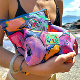 Bolso con cremallera forrado Go-To de Jams World - Ramo morado