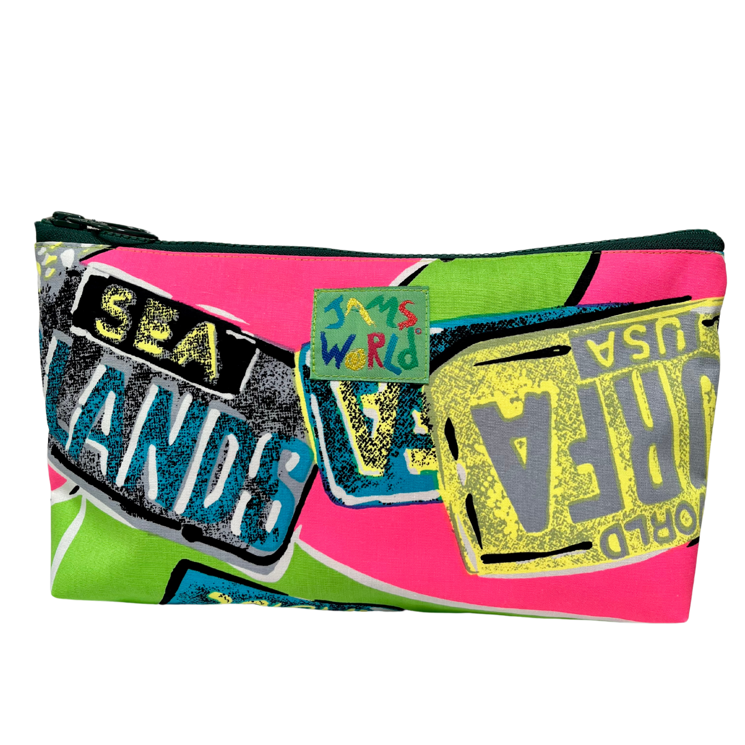 Pochette zippée doublée Jams World Go-To - Plaque d'immatriculation Jams World
