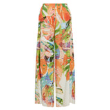 'Akala (Rose) Pantalon long et large - Monstera