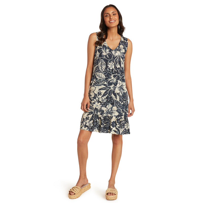 Vestido Volantes - Koa Indigo