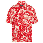 Chemise rétro homme rouge koa