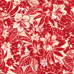 Chemise rétro homme rouge koa