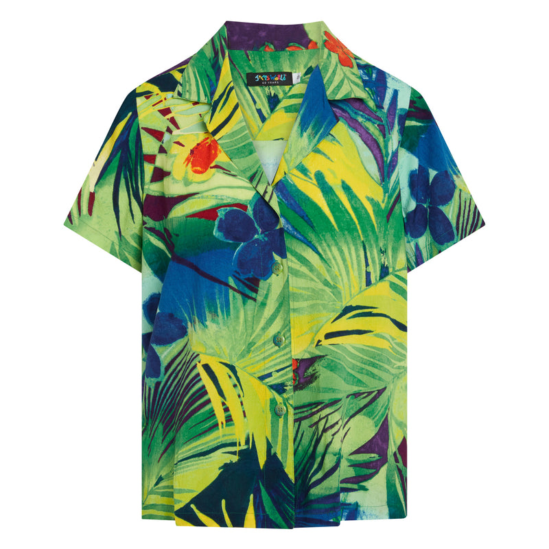 Print Top - Jungle Palm