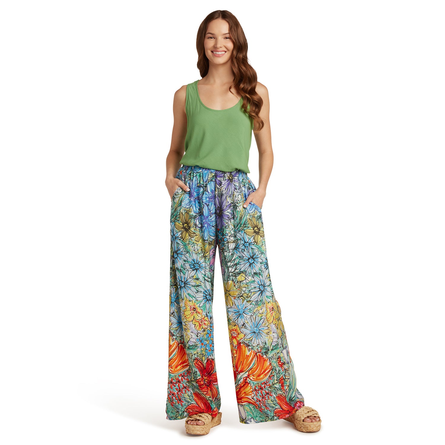 Pantalon long à jambe large - Eden