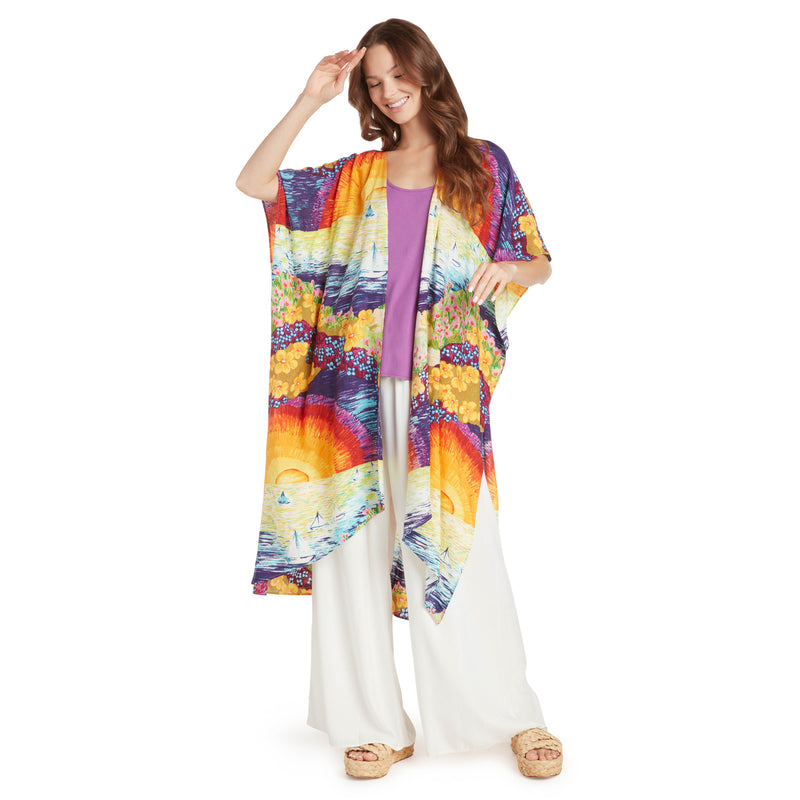 Kimono Jacket - Sunset Sail