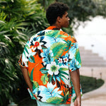 Camisa retro para hombre - Waiola Orange - jamsworld.com