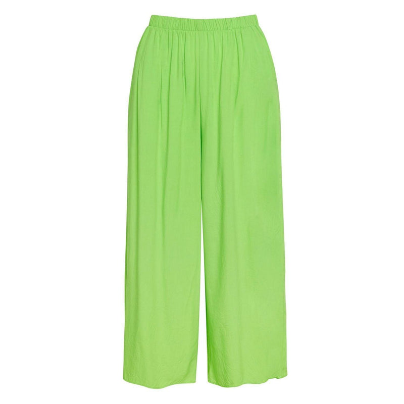 Solid Wide Leg Crop - Wasabi - jamsworld.com