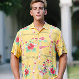 Chemise rétro pour homme - Island Yellow - jamsworld.com