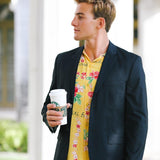Chemise rétro pour homme - Island Yellow - jamsworld.com