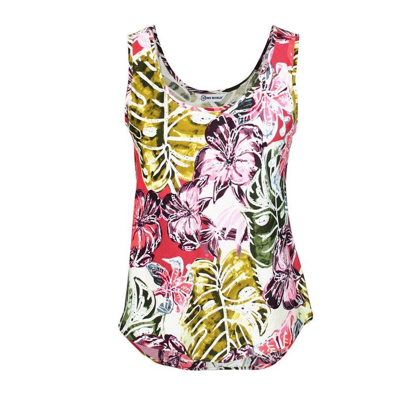 Camiseta sin mangas estampada - 2019 'Akala Pink - jamsworld.com