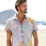 Men's Archival Collection Modern Fit Shirt - Dragonfly Purple Reverse - jamsworld.com