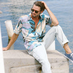 Camisa Archival Collection Modern Fit para hombre - Zafiro reverso - jamsworld.com