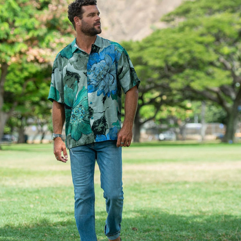 Chemise rétro pour homme - Brume des prés - jamsworld.com