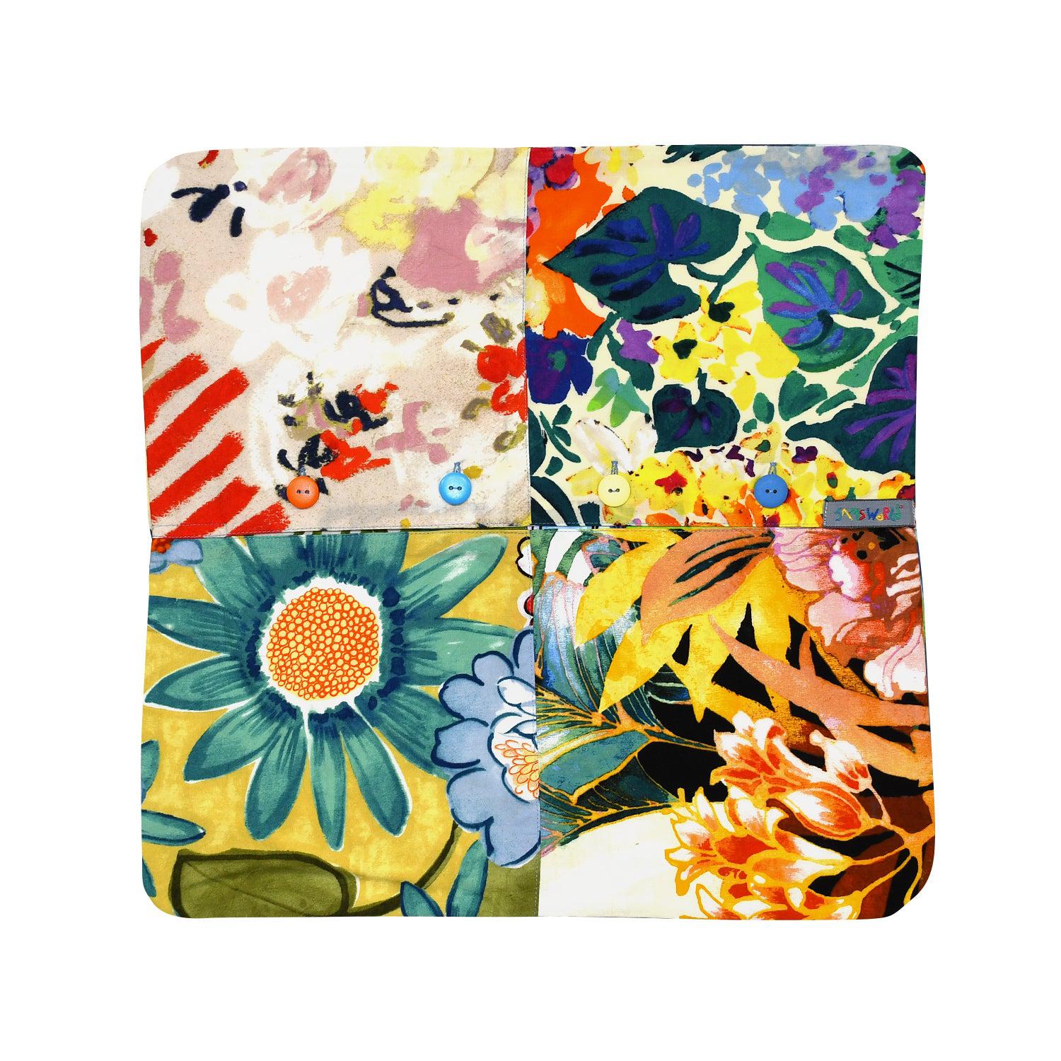 Housse de coussin de travail Square Patch - Assortiment