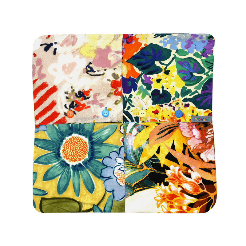 Square Patch Work Pillow Cover - Assorted