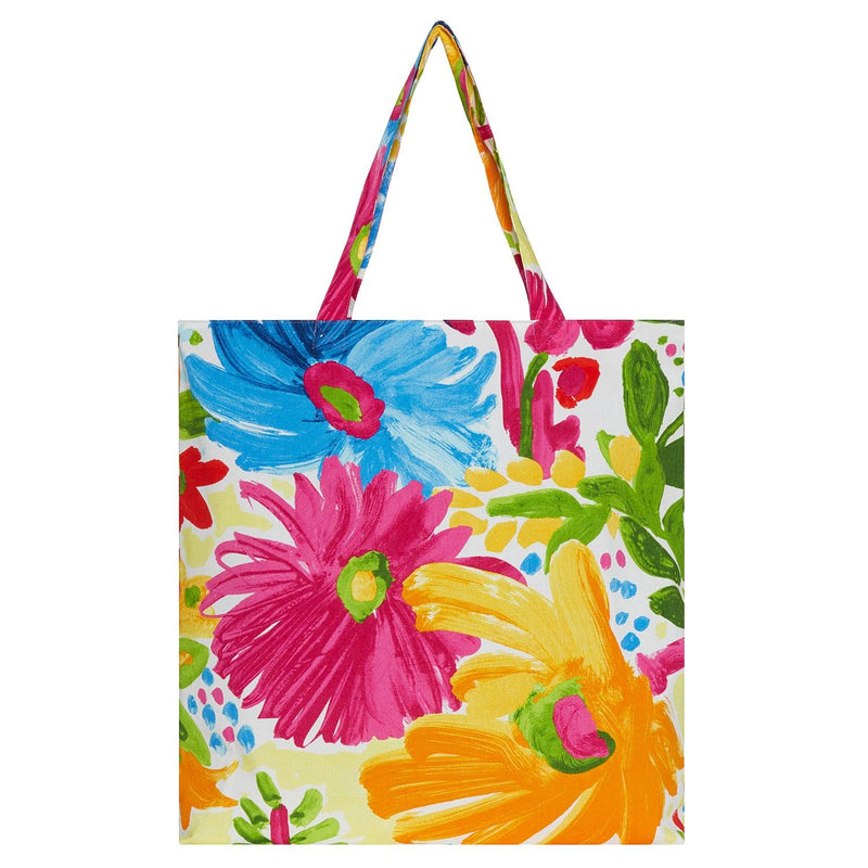 Sac de marché fermier - Flower Party Blanc - jamsworld.com