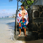 Serviette en éponge Surf Line Hawaii - Tradewinds USA