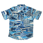 Chemise en rayonne pour garçon : XS(4/5 - L(12/14) - Rainbow Runner Denim