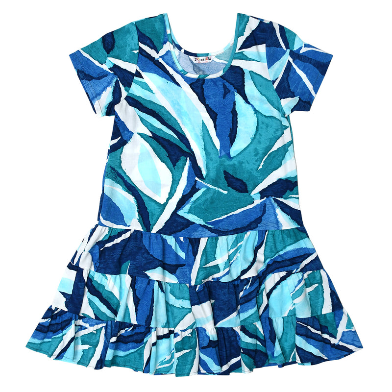 Robe Hattie pour fille : XS(4/5) - L(12/14) - Feuille de laurier