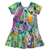 Girls' Hattie Dress:  XS(4/5) - L(12/14) - 'Akala (Pink) Capri