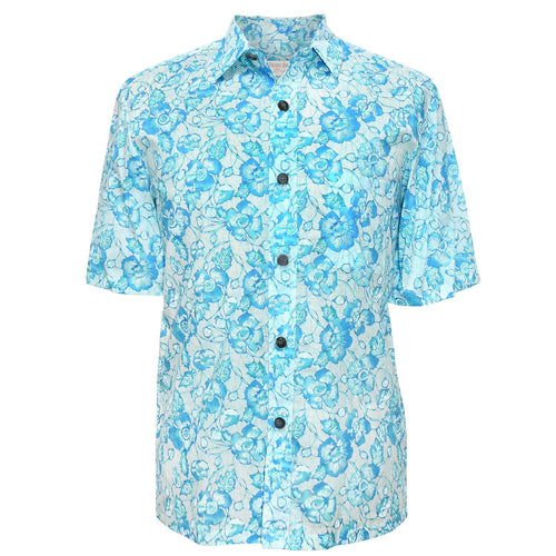 Men's Cotton Shirt - Pop Aqua - jamsworld.com