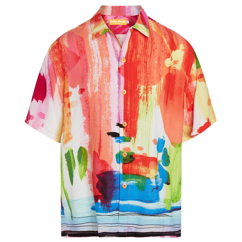 Men's Retro Shirt - Cayenne - jamsworld.com