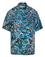 Camiseta retro hombre Honu Island Blue - jamsworld.com