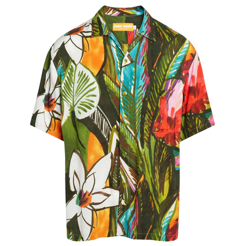 Men's Retro Shirt - Tarragon - jamsworld.com